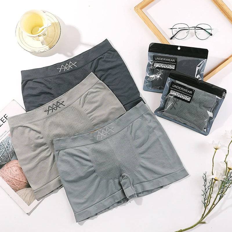 
                  
                    Birds Nest Honeycomb Mens Underwear Penties Elasticity Boxers Men Breathable Trunk Boxer Shorts Man Solid Shorts Male Panties
                  
                