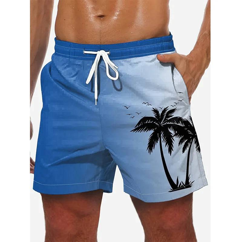 
                  
                    New Summer Harajuku 3D Cocoanut Trees Printing Beach Shorts Palm Tree Graphic Board Shorts For Men Hawaiian Cool Swimming Trunks
                  
                