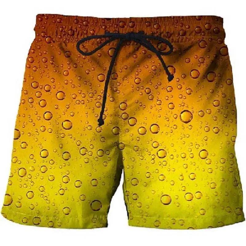 
                  
                    Beer Graphic Shorts Pants Casual Men 3D Printed Beach Shorts Summer Surf Swim Trunks Hawaii Vacation Swimsuit Ice Shorts
                  
                