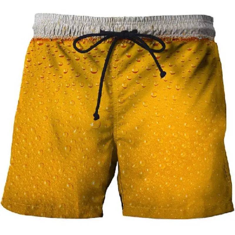 
                  
                    Beer Graphic Shorts Pants Casual Men 3D Printed Beach Shorts Summer Surf Swim Trunks Hawaii Vacation Swimsuit Ice Shorts
                  
                