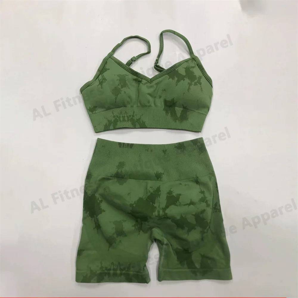 
                  
                    2024 Summer Gym Bodybuilding Fitness Women's Tracksuit Sports Outfit Sportwear Woman Yoga Clothing Workout 2 Piece Yoga Sets
                  
                