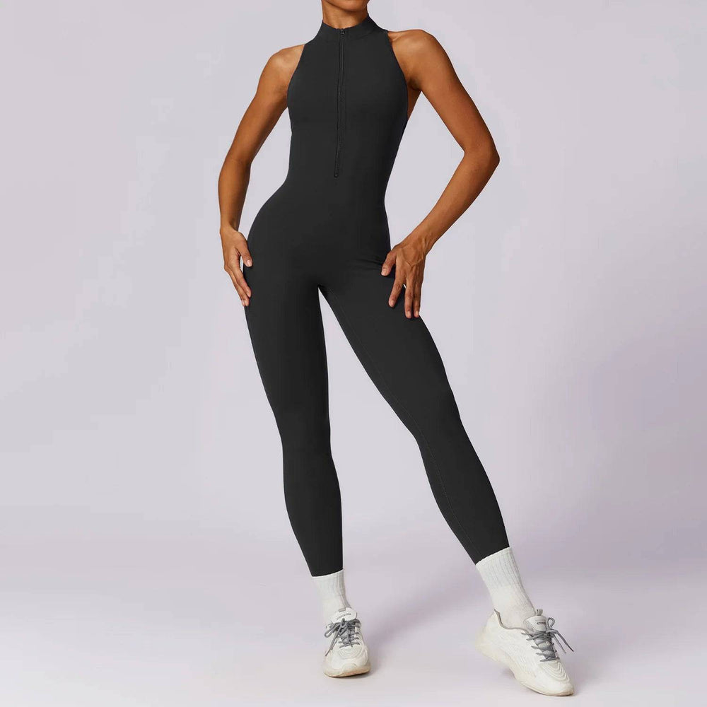 
                  
                    Zipper Yoga Jumpsuit Fitness Sports Overalls Gym Clothing Set Yoga Wear Pilates Workout Clothes Women Outfit Push Up Activewear
                  
                