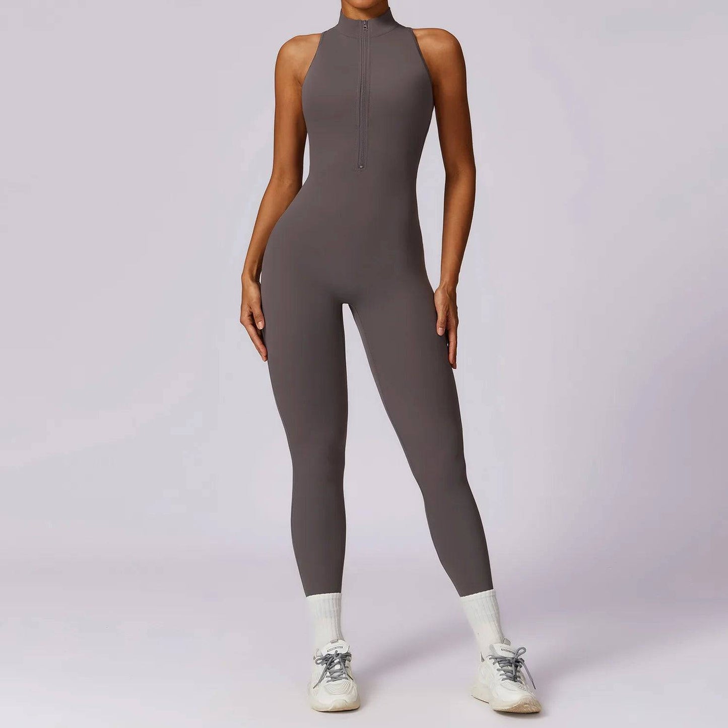 
                  
                    Zipper Yoga Jumpsuit Fitness Sports Overalls Gym Clothing Set Yoga Wear Pilates Workout Clothes Women Outfit Push Up Activewear
                  
                