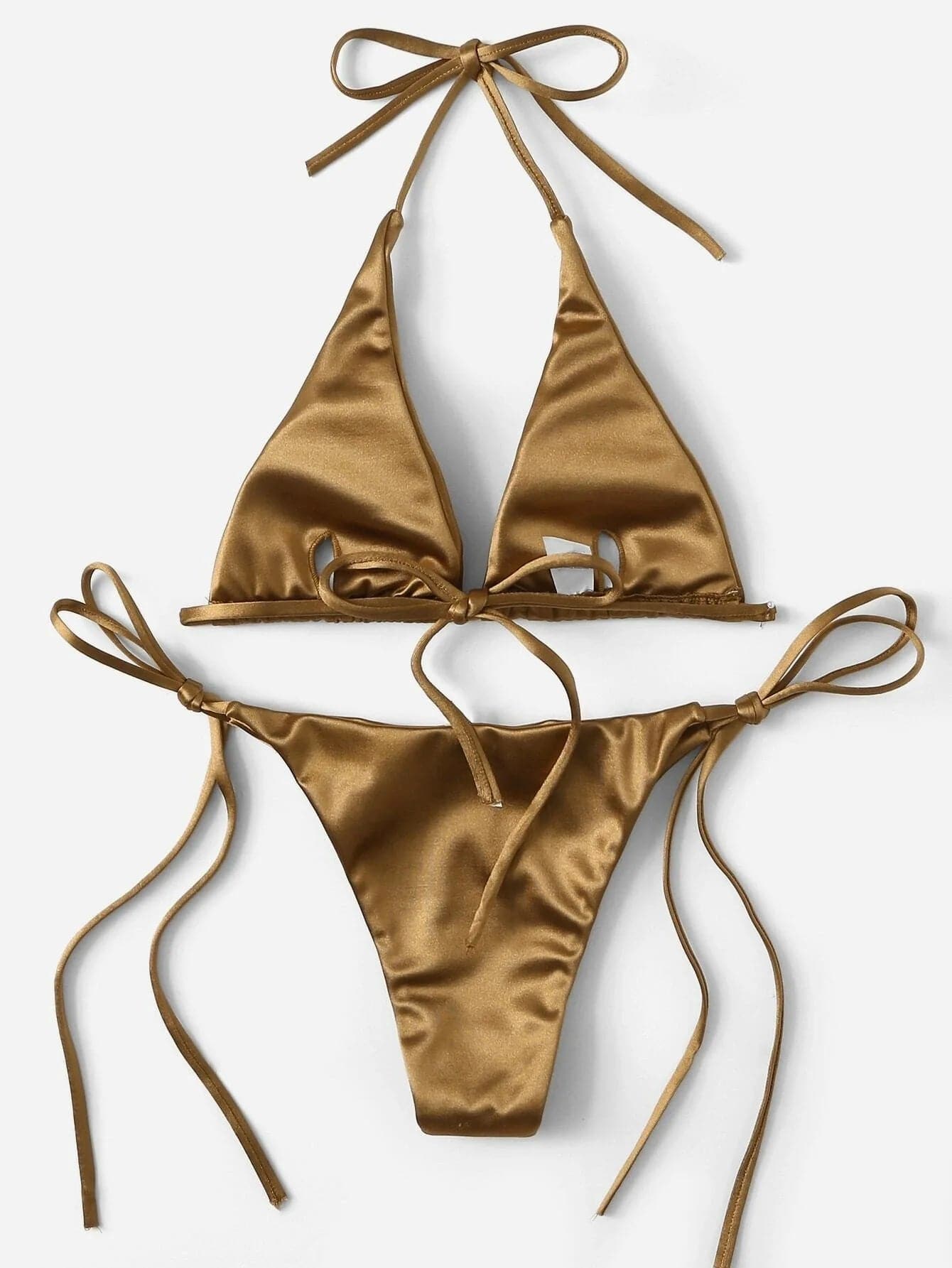 
                  
                    Swimwear Thong Bikini Set Sexy New Gold Swimsuits Woman Sexy Bathing Suits Bikinis Triangle Bandage Female Beachwear
                  
                