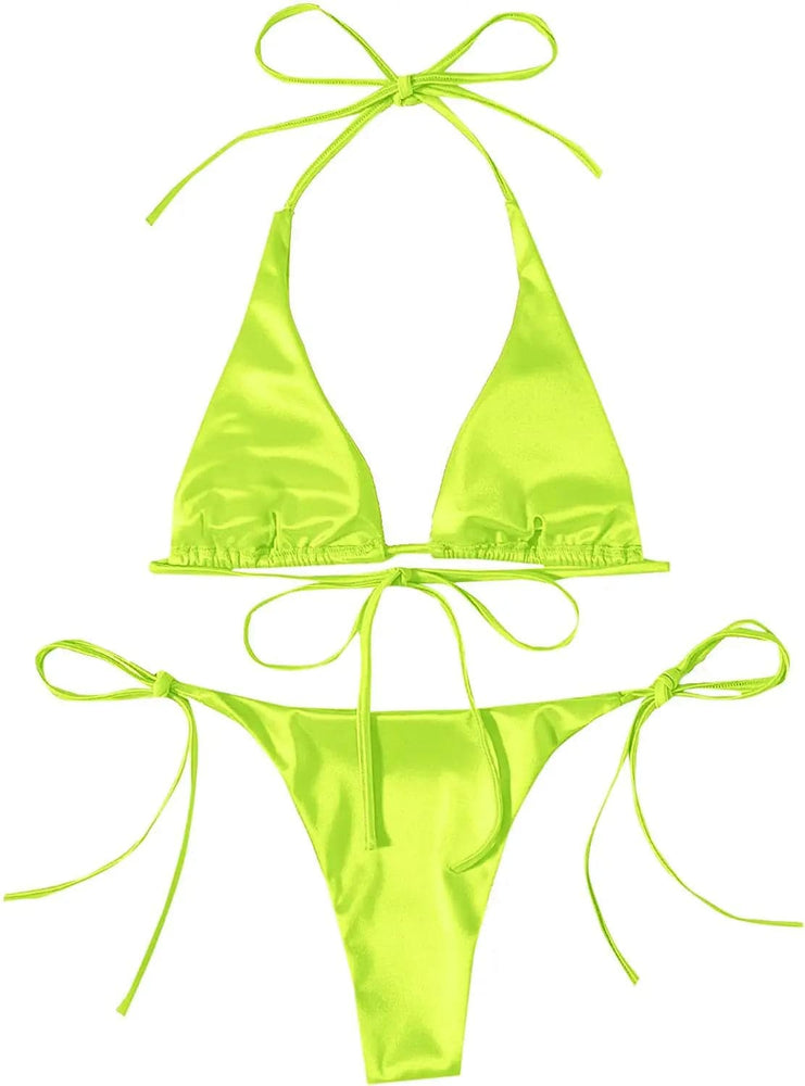 
                  
                    Swimwear Thong Bikini Set Sexy New Gold Swimsuits Woman Sexy Bathing Suits Bikinis Triangle Bandage Female Beachwear
                  
                