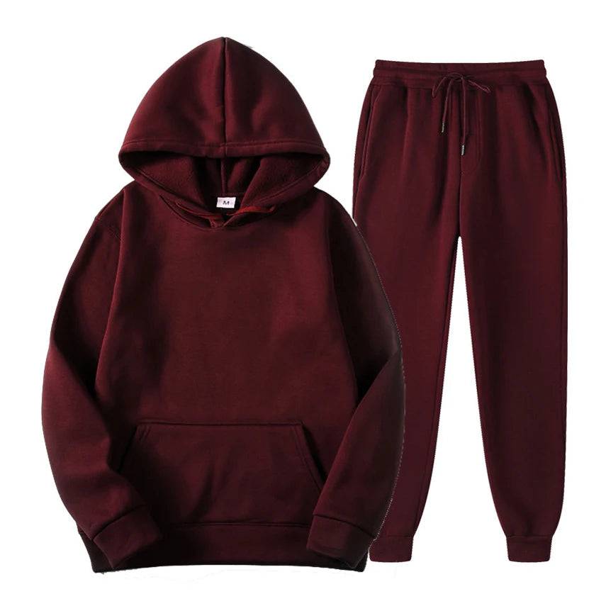 
                  
                    2022 Autumn And Winter Fashion Brand Men Tracksuit New Men's Hoodies + Sweatpants Two Piece Suit Hooded Casual Sets Male Clothes
                  
                