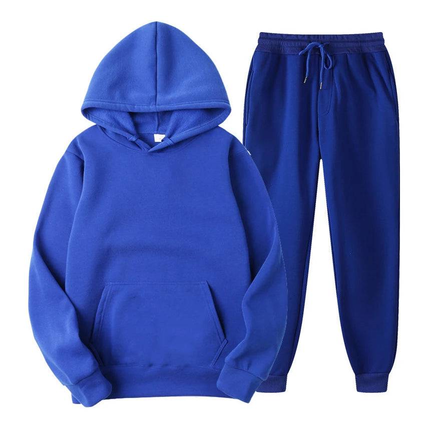 
                  
                    2022 Autumn And Winter Fashion Brand Men Tracksuit New Men's Hoodies + Sweatpants Two Piece Suit Hooded Casual Sets Male Clothes
                  
                