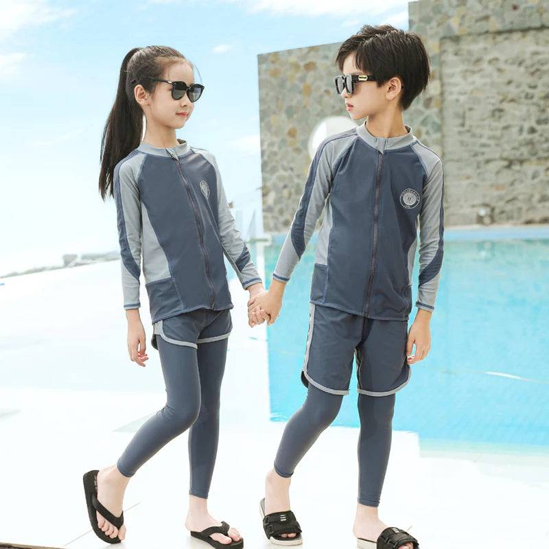 
                  
                    Rash Guards Couples 2024 Patchwork Long Sleeve Multi Pieces Swimsuit Swimwear Bathing Suits Surfing Long Pant Women Men Boy Girl
                  
                