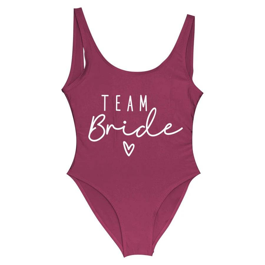 
                  
                    S-3XL Gold Print Team Bride One-Piece Swimsuit Squad Women Swimwear Bachelorette Party Swimsuit Summer Beatchwear Bathing Suit
                  
                