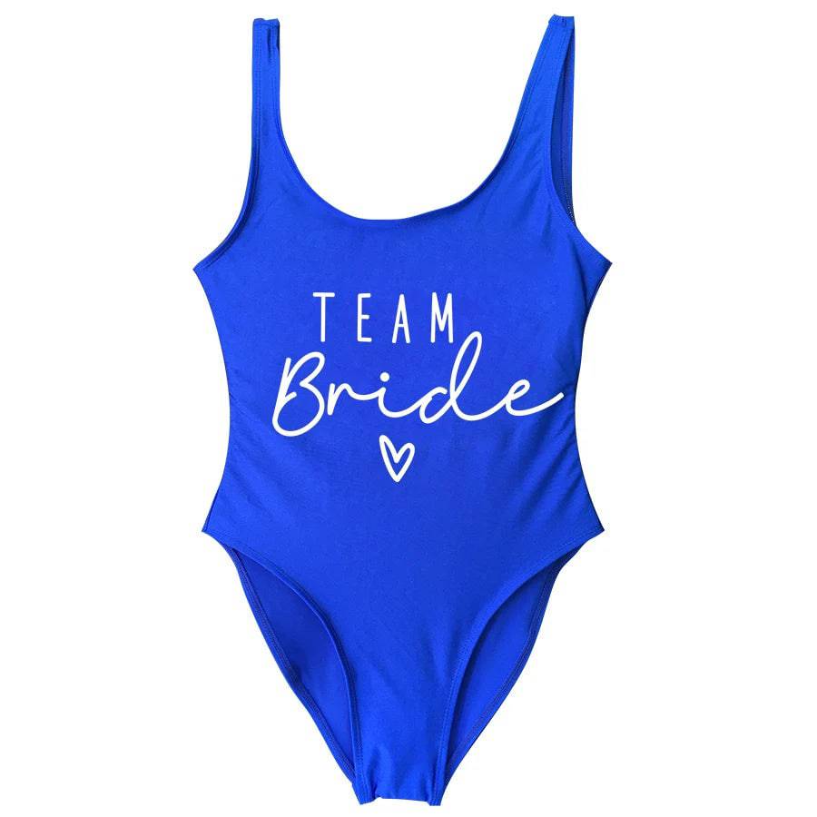 
                  
                    S-3XL Gold Print Team Bride One-Piece Swimsuit Squad Women Swimwear Bachelorette Party Swimsuit Summer Beatchwear Bathing Suit
                  
                