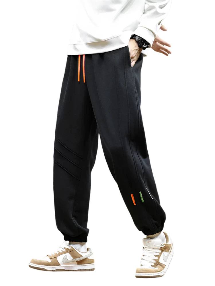 Spring Autumn Men's Baggy Sweatpants Colorfull Drawstring Cotton Trainning Jogger Pants