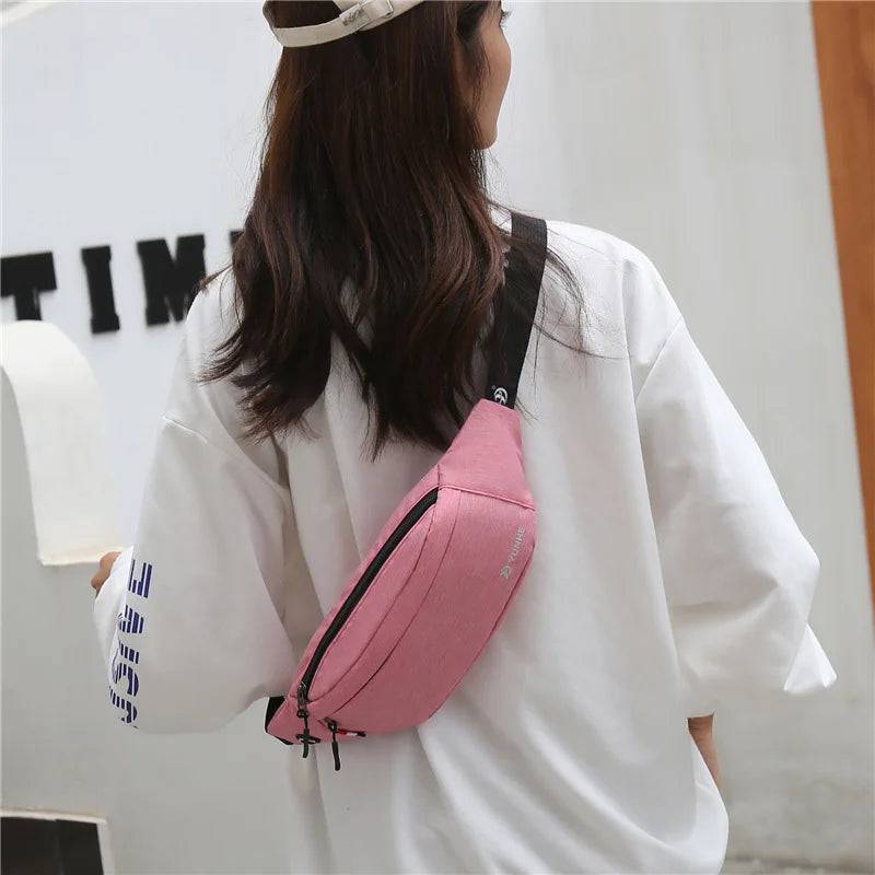 
                  
                    Male Female Waist Waterproof Fanny Pack For Men Women Bag Belt Bum Hip Belly Shoulder Crossbody Cross Body Side Handbag Kangaroo
                  
                