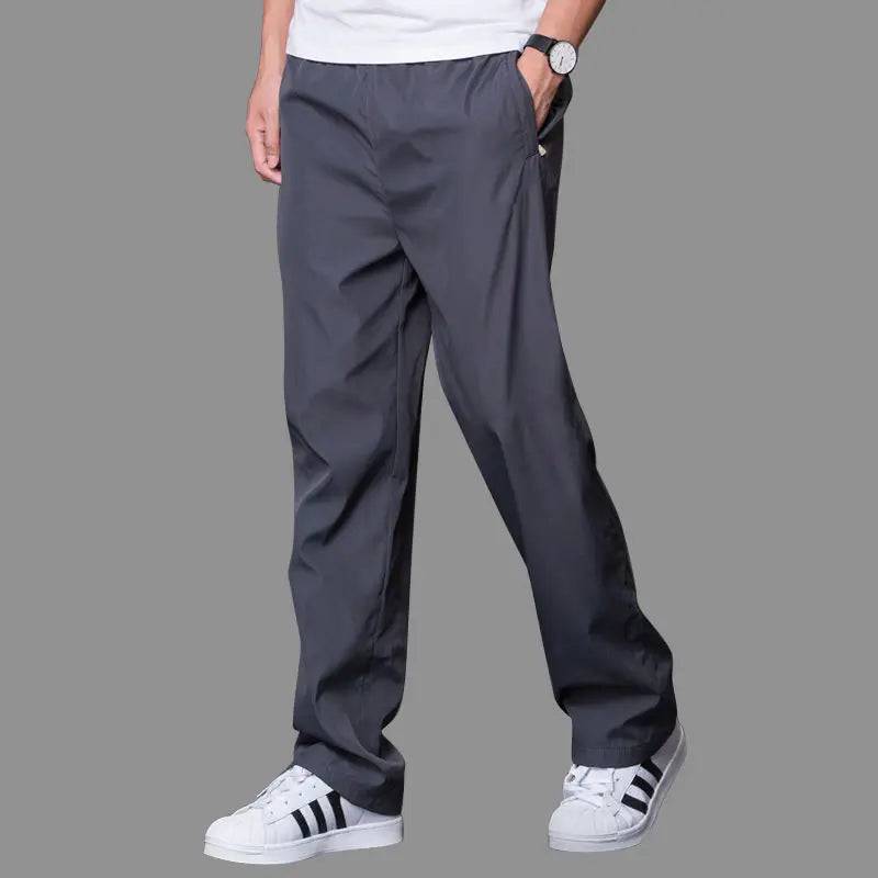 
                  
                    Men's Quick Drying Pants Elastic Waist Summer Men Breathable Pants polyester sport Pants Mens Straight sweatpants
                  
                