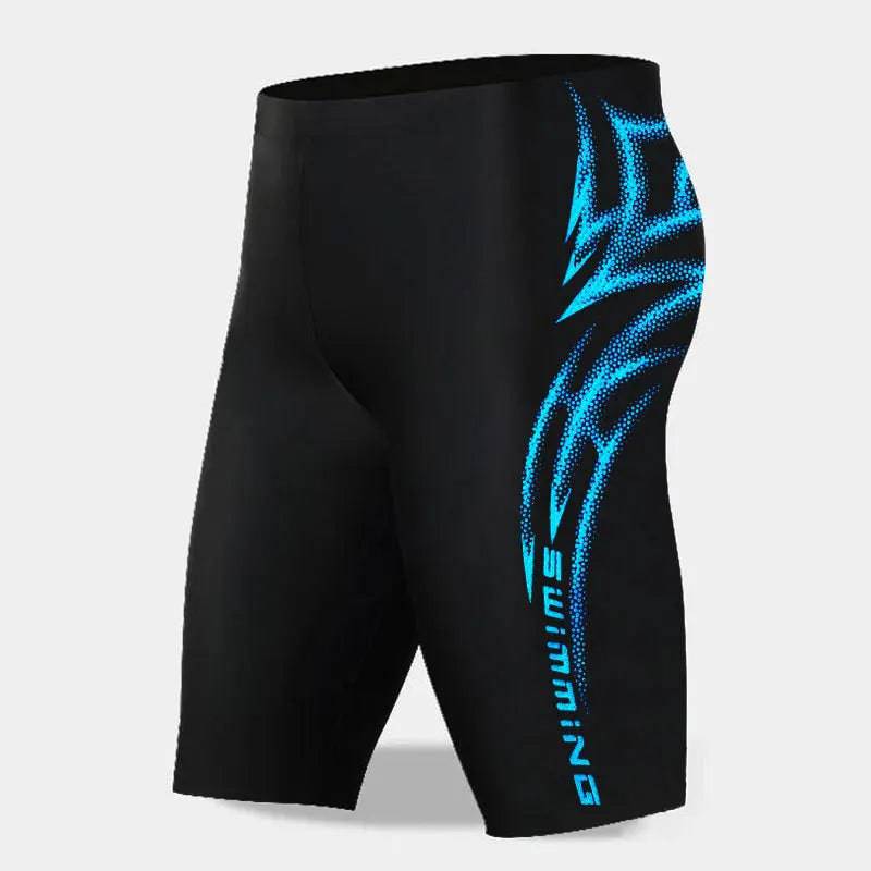 
                  
                    Quick-Dry Swimming Trunks for Men, Sexy Swimwear, Boxer Shorts, Tight Swim Trunks, Plus Size, New
                  
                