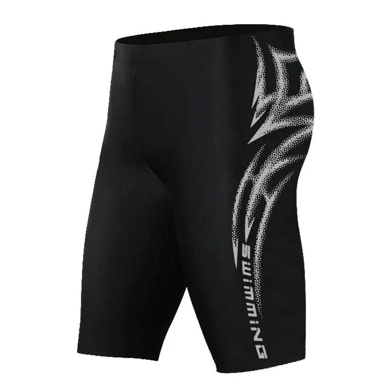 
                  
                    Quick-Dry Swimming Trunks for Men, Sexy Swimwear, Boxer Shorts, Tight Swim Trunks, Plus Size, New
                  
                