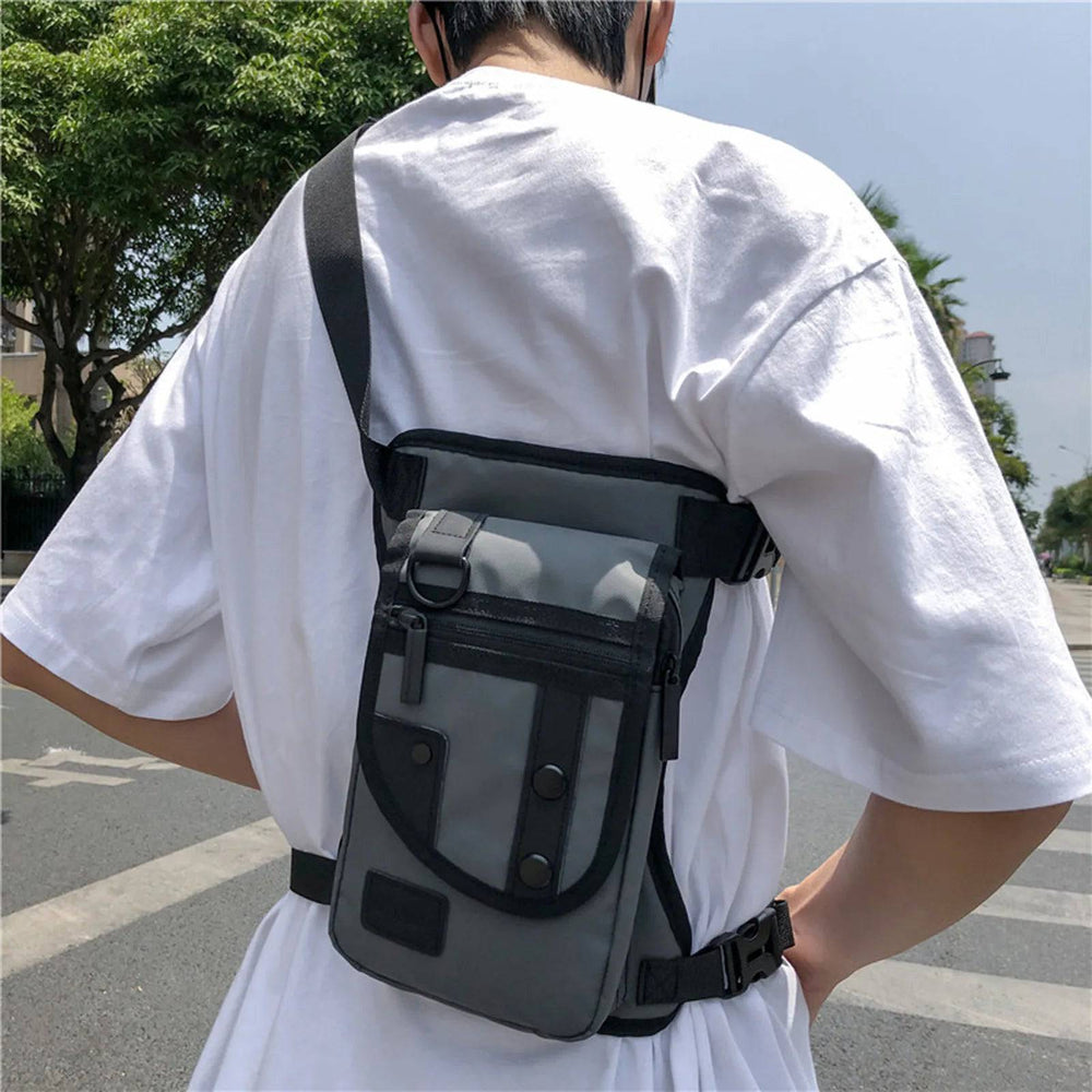 
                  
                    Men Nylon Drop Legs Bags Fashion Hip Waist Pack Thigh Bum Packs Multifunction Tactical Riding Male Shoulder Messenger Bag
                  
                