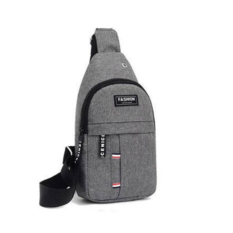 
                  
                    Polarshe Men Chest Bag Business Waterproof Crossbody Bag Casual Canvas Waist Bags Multifunction Travel Bag Black Shoulder Purse
                  
                