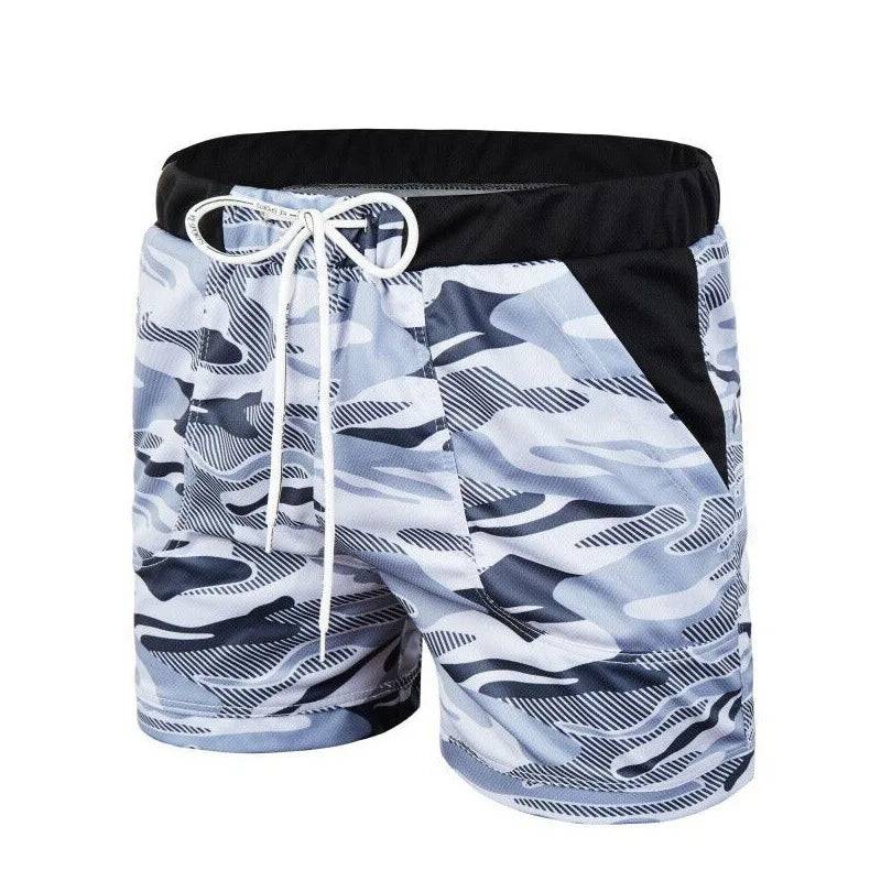 
                  
                    Summer Mens Swimwear Basic Shorts Swimming Trunk Surf Camo Beach Shorts with Pockets Men Handsome Swimwear
                  
                