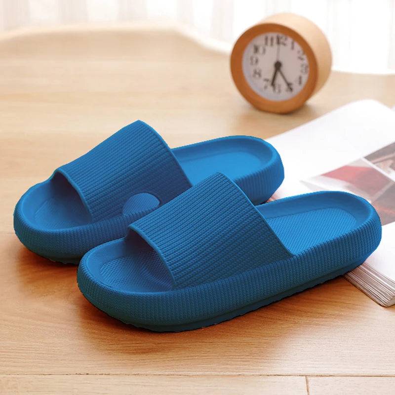 
                  
                    Thick Platform Bathroom Home Slippers Women Fashion Soft Sole EVA Indoor Slides Woman Sandals 2024 Summer Non-slip Flip Flops
                  
                