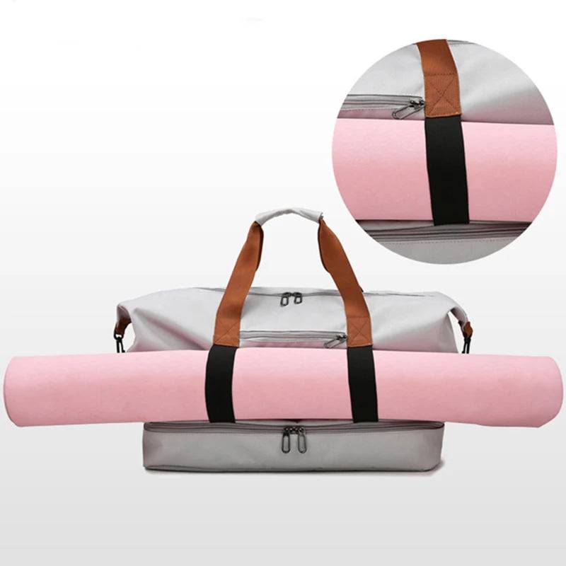 
                  
                    Fashion Travel Bags For Women Large Capacity Men's Sports bag Waterproof Weekend Sac Voyage Female Messenger Bag Dry And Wet
                  
                