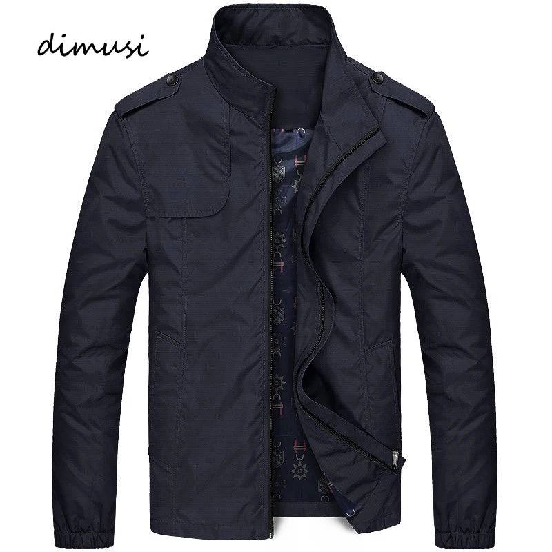 
                  
                    DIMUSI Men's Lightweight Coats Spring Autumn Man Waterproof Jackets Causal Men Stand Collar Windbreaker Camping Jacket Clothing
                  
                