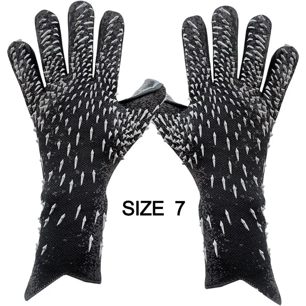 
                  
                    Goalkeeper Gloves Strong Grip for Soccer Goalie Goalkeeper Gloves with Size 6/7/8/9/10 Football Gloves for Kids Youth and Adult
                  
                