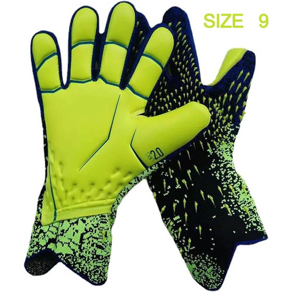 
                  
                    Goalkeeper Gloves Strong Grip for Soccer Goalie Goalkeeper Gloves with Size 6/7/8/9/10 Football Gloves for Kids Youth and Adult
                  
                