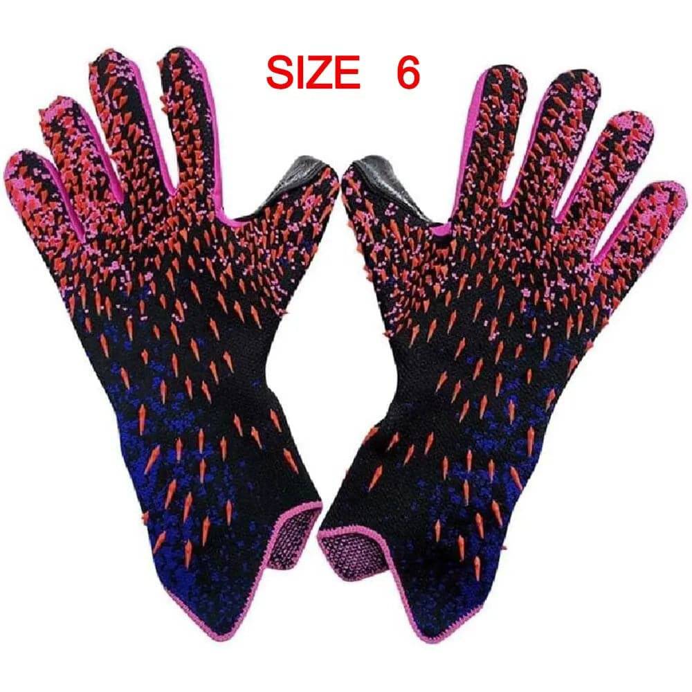 
                  
                    Goalkeeper Gloves Strong Grip for Soccer Goalie Goalkeeper Gloves with Size 6/7/8/9/10 Football Gloves for Kids Youth and Adult
                  
                