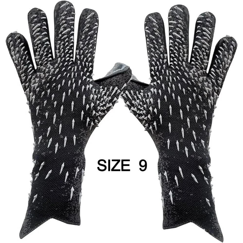 
                  
                    Goalkeeper Gloves Strong Grip for Soccer Goalie Goalkeeper Gloves with Size 6/7/8/9/10 Football Gloves for Kids Youth and Adult
                  
                