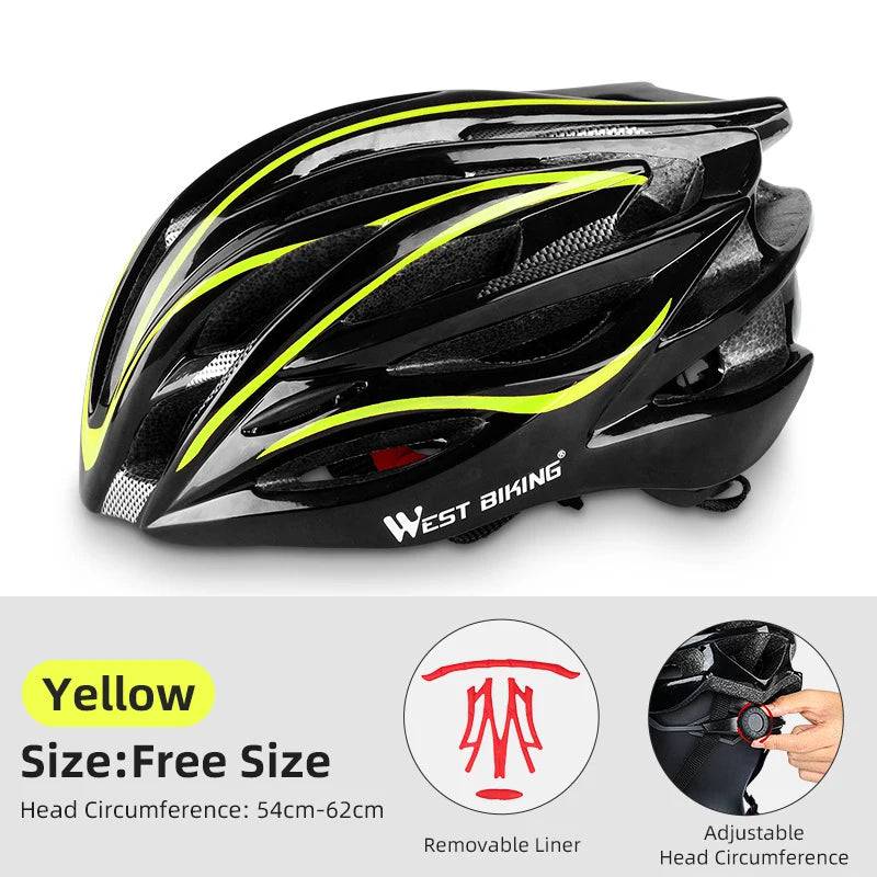 
                  
                    WEST BIKING Ultralight Bicycle Helmet Breathable Safety MTB Road Bike Helmets Men Racing Outdoor Protection Cycling Equipment
                  
                