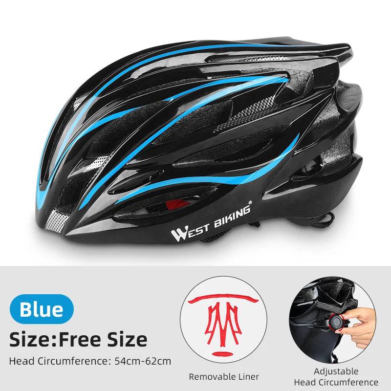 
                  
                    WEST BIKING Ultralight Bicycle Helmet Breathable Safety MTB Road Bike Helmets Men Racing Outdoor Protection Cycling Equipment
                  
                