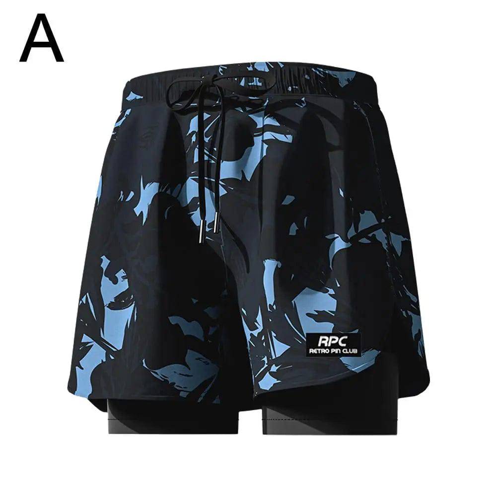 
                  
                    Mens Swimming Trunks With Compression Liner Stretch Mens Swimwear 2 In 1 Quick Dry Running Gym Swim Shorts For Men
                  
                