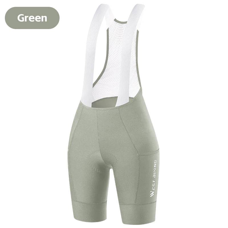 
                  
                    WEST BIKING Women‘s Cycling Bib Pants Professional Racing Cycling Shorts Summer Outdoor Sports MTB Tights High Waist Short Pants
                  
                