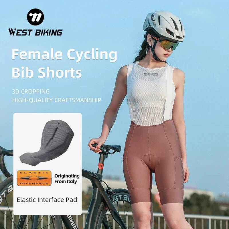 
                  
                    WEST BIKING Women‘s Cycling Bib Pants Professional Racing Cycling Shorts Summer Outdoor Sports MTB Tights High Waist Short Pants
                  
                