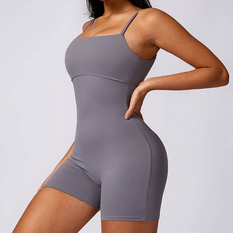 
                  
                    V Back One-Piece Suit Sports Jumpsuit Women Gym Rompers Fitness Yoga Suit Women Fitness Stretch Boilersuit Workout Bodysuits
                  
                