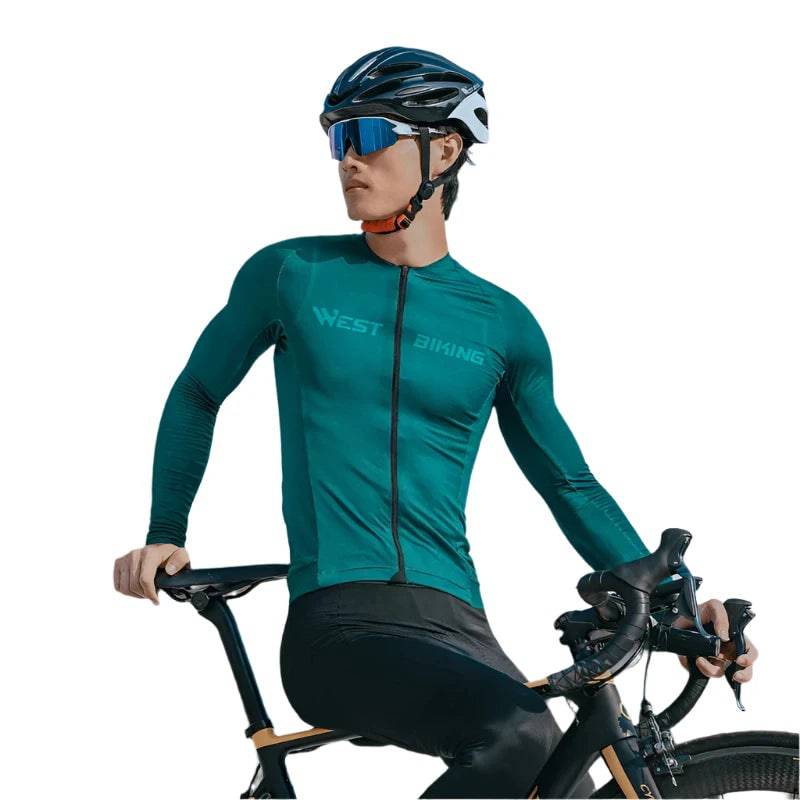 
                  
                    WEST BIKING Man Cycling Jersey Spring Autumn Compact Long Sleeve MTB Road Bike Cycling Clothes Stretchy Breathable Bike Clothing
                  
                