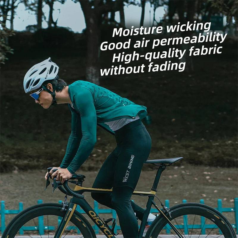 
                  
                    WEST BIKING Man Cycling Jersey Spring Autumn Compact Long Sleeve MTB Road Bike Cycling Clothes Stretchy Breathable Bike Clothing
                  
                