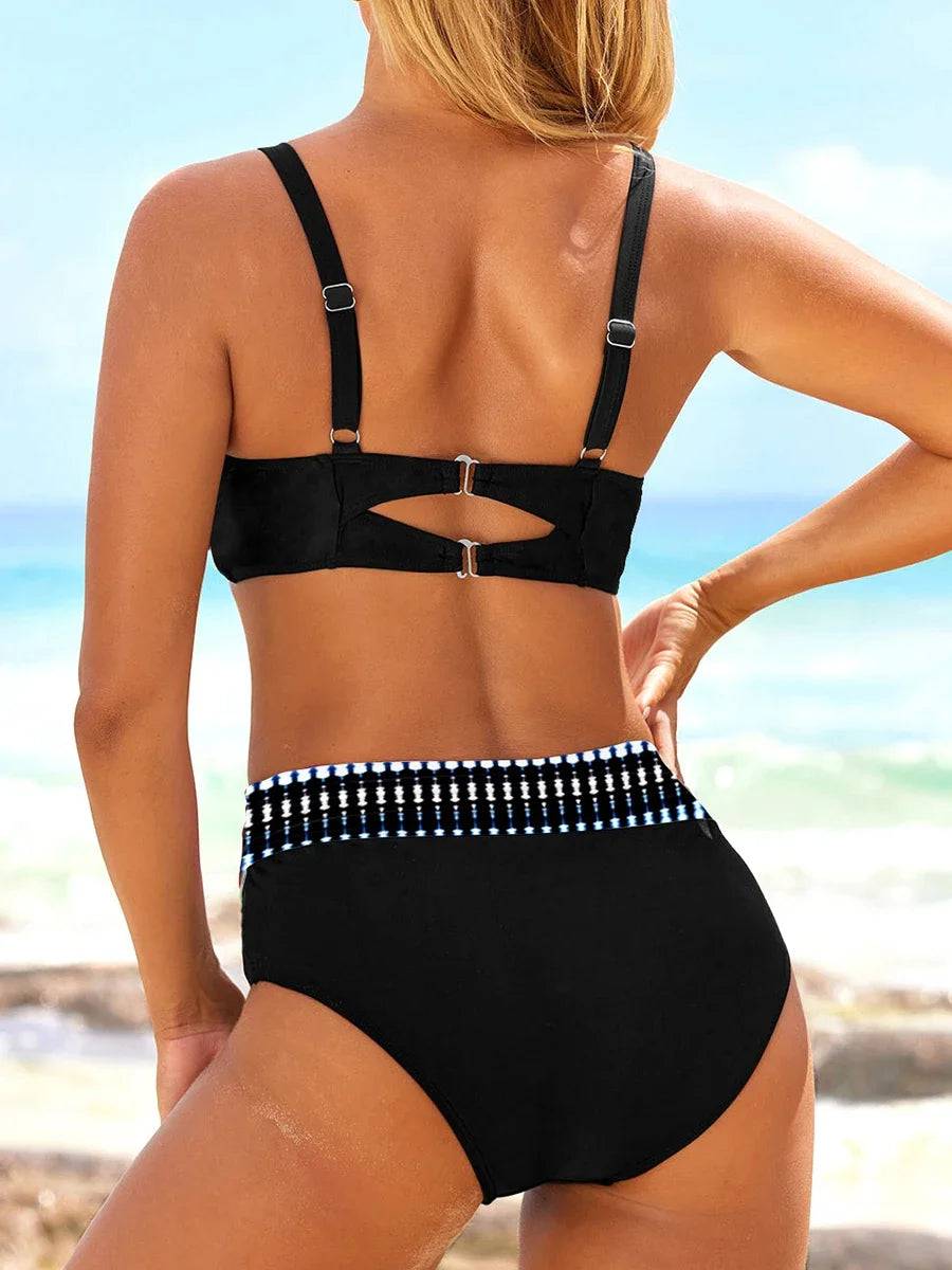 
                  
                    2024 Bikini Set High Waist Swimwear Women Vintage Swimsuit Female Beachwear Summer Push Up Bathing Suit Swimming Bathers
                  
                