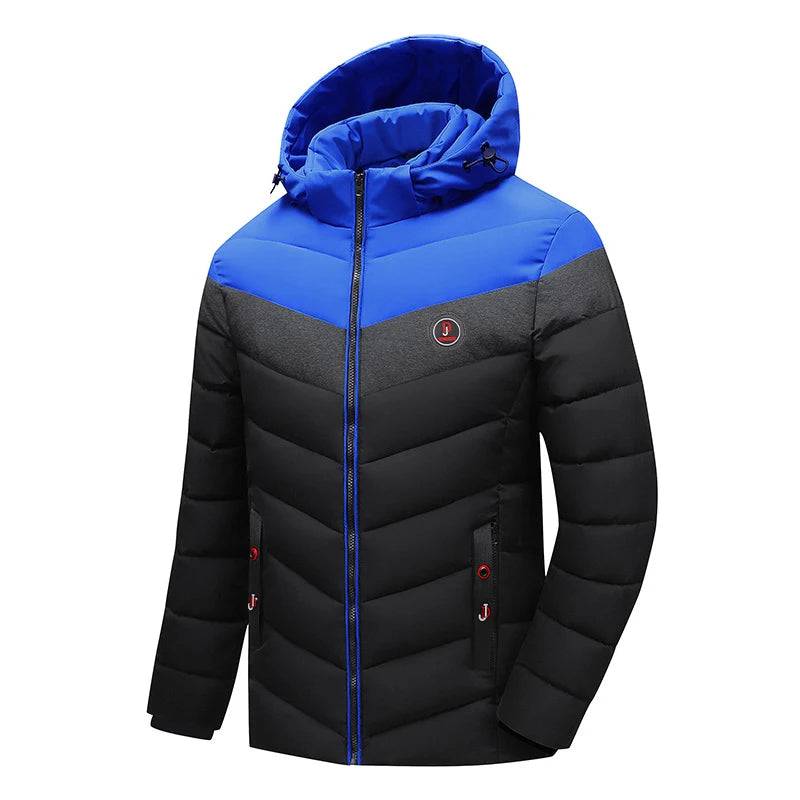 
                  
                    Winter Men's Warm Parkas Fashion Men Cotton Thicken Windbreaker Hooded Jackets Male Waterproof Padded Coats Clothing
                  
                