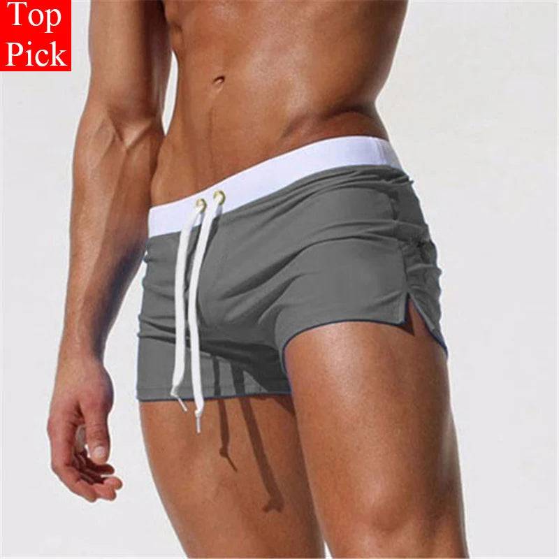 
                  
                    TOPPICK New Swimwear men swimsuit Sexy swimming trunks sunga hot mens swim briefs Beach Shorts mayo sungas de praia homens
                  
                