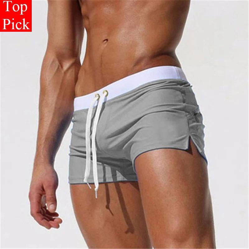 
                  
                    TOPPICK New Swimwear men swimsuit Sexy swimming trunks sunga hot mens swim briefs Beach Shorts mayo sungas de praia homens
                  
                