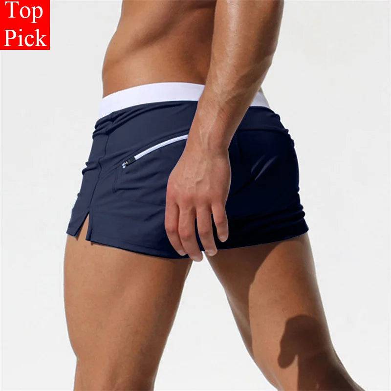 
                  
                    TOPPICK New Swimwear men swimsuit Sexy swimming trunks sunga hot mens swim briefs Beach Shorts mayo sungas de praia homens
                  
                