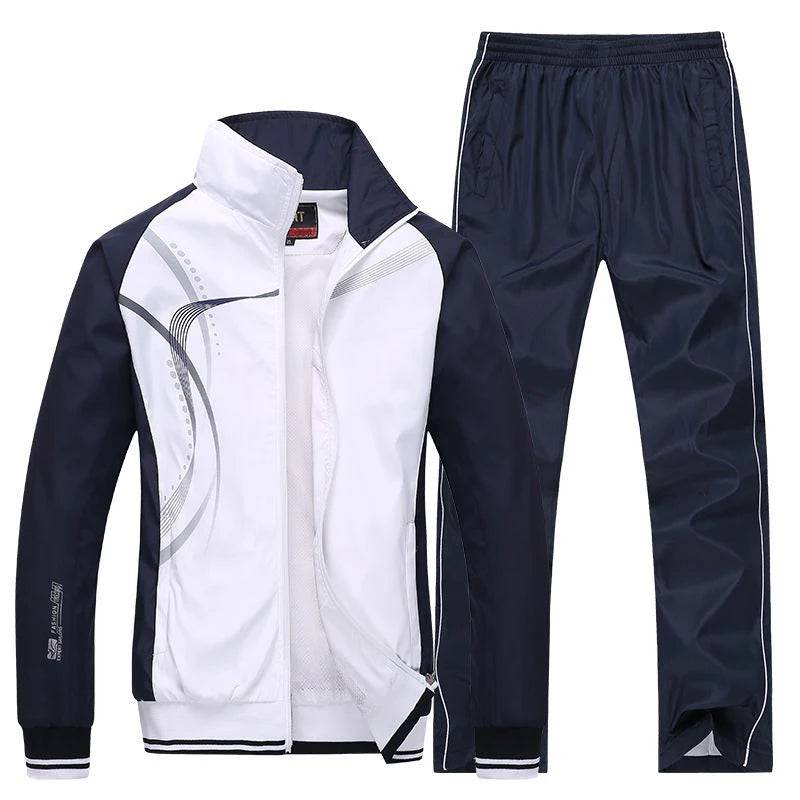 
                  
                    Men Sportswear New Spring Autumn Tracksuit 2 Piece Sets Sports Suit Jacket+Pant Sweatsuit Male Fashion Golfwear Men Clothing 5XL
                  
                