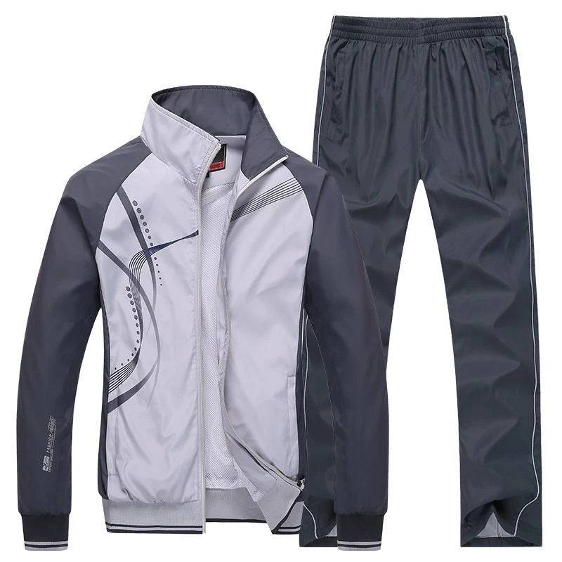 
                  
                    Men Sportswear New Spring Autumn Tracksuit 2 Piece Sets Sports Suit Jacket+Pant Sweatsuit Male Fashion Golfwear Men Clothing 5XL
                  
                