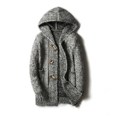 
                  
                    Winter Men's Knitted Sweaters Fashion Man Mid-Long Knitted Sweater Hooded Coats Casual Widnbreaker Cardigan Jackets Clothing
                  
                