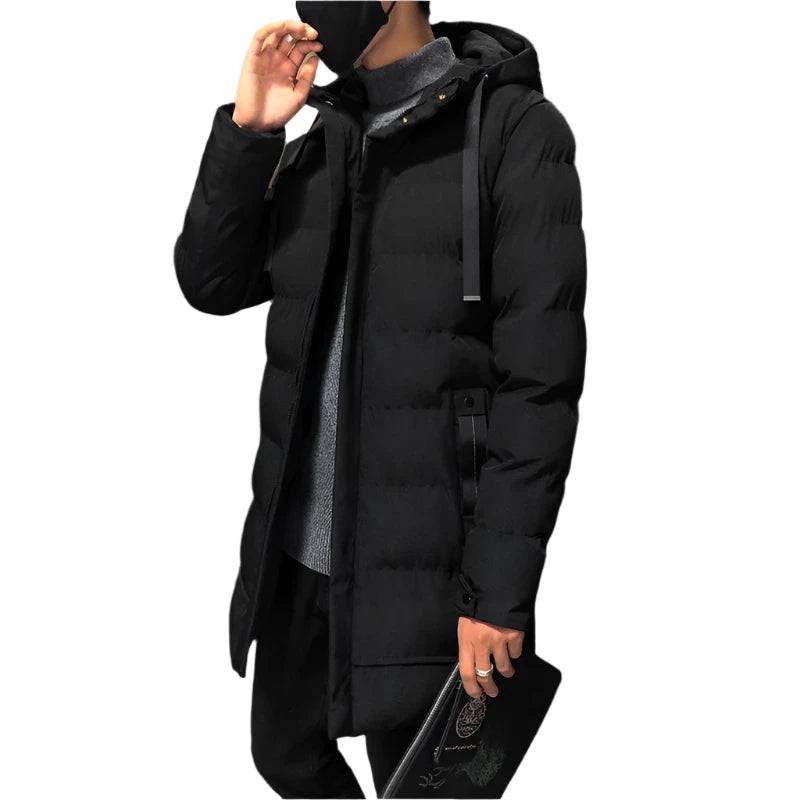 DIMUSI Winter Men's Jackets Casual Men Outwear Long Thermal Parkas Coats Man Cotton Thick Warm Windbreaker Jacket Brand Clothing