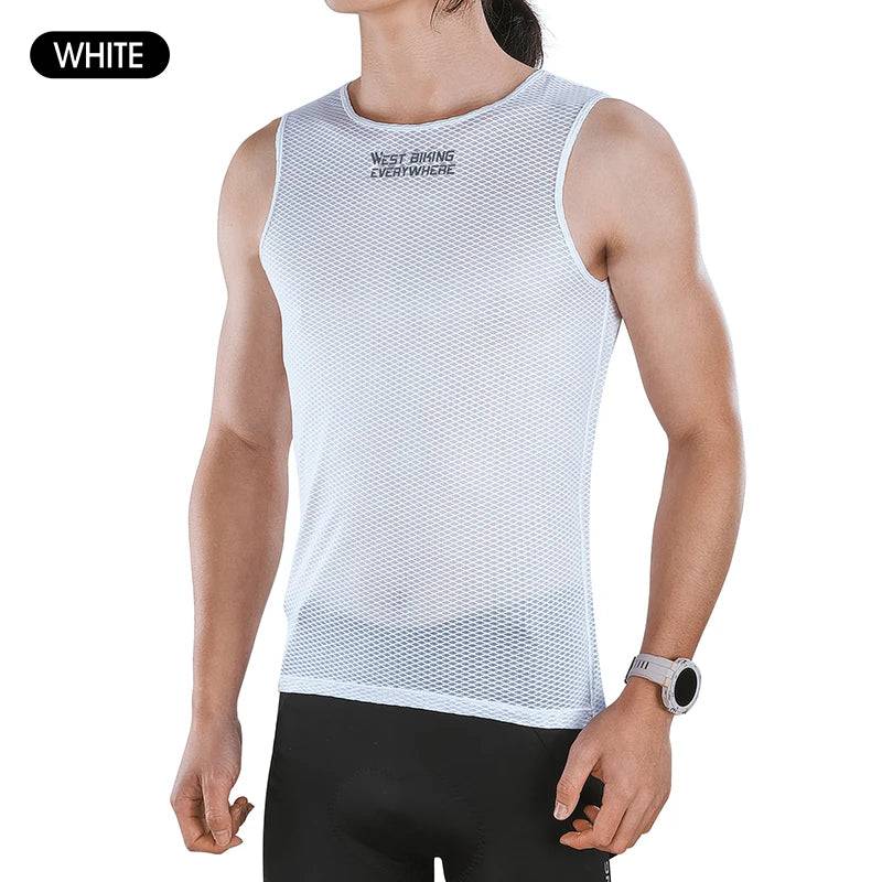 
                  
                    WEST BIKING Cycling Base Layer Vest For Men Sports Quick Dry Bicycle Vests Summer Bike Jersey Mesh Soft Gym Underwear Cloth
                  
                