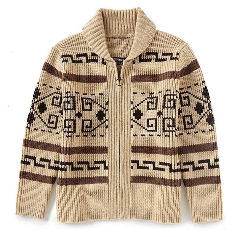 
                  
                    Winter Men's Cardigan Sweaters Fashion Male Knitted Sweater Thermal Warm Coats Casual Man Cashmer Lapel Knitted Jackets Clothing
                  
                