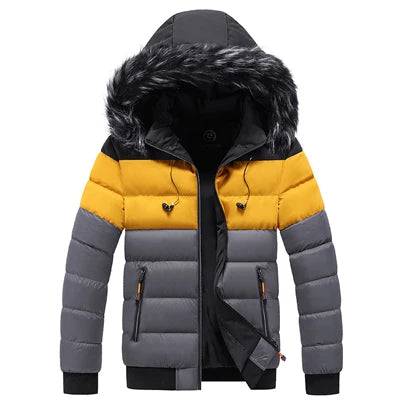 
                  
                    DIMUSI Winter Men's Thick Warm Jackets Men Fur Collar Parkas Windbreaker Hooded Coats Casual Outwear Thermal Jacket Man Clothing
                  
                