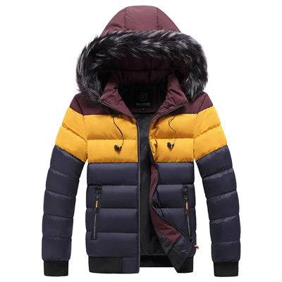 
                  
                    DIMUSI Winter Men's Thick Warm Jackets Men Fur Collar Parkas Windbreaker Hooded Coats Casual Outwear Thermal Jacket Man Clothing
                  
                